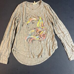 Self Esteem Heather Gray Top